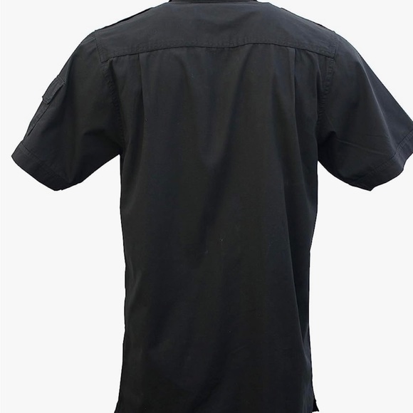 FOXFIRE Thunder River Gear Mens Black Travel Safari Passport Shirt SM NWT - Picture 4 of 9